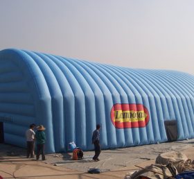 Tent1-351 Cort gonflabil albastru