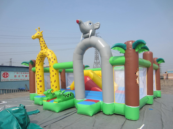 T6-374 Jungle Theme Giant Inflatables Funcity