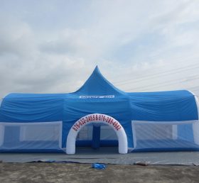 Tent1-105 Cort gonflabil gigant albastru