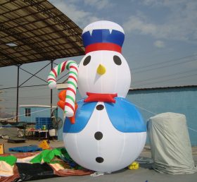 C1-167 Crăciun gonflabil zăpadă și trestie de bomboane