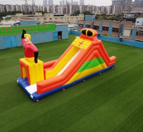 T8-1075 Superman Agent Agents Floating Slide pentru copii Playground