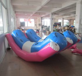 T10-233 Joc de sporturi nautice gonflabile cu două rocker pentru petreceri pentru copii