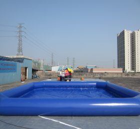 Pool1-557 Piscină gonflabilă mare, albastru închis