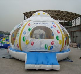 T2-2431 Trambulină gonflabilă cu balon colorat