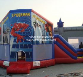 T2-177 Spider-Man Super Heroes gonflabile trambulină