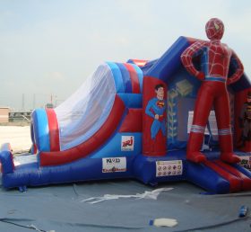 T2-1941 Spider-Man Super Heroes gonflabile trambulină