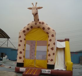T2-2902 Trambulină gonflabilă cu girafă