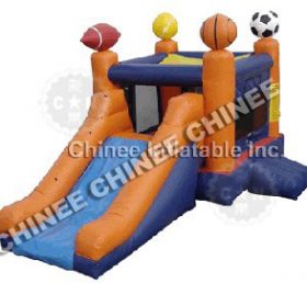 T5-154 Sportul de joc gonflabil bounce combinație diapozitiv