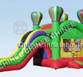 T5-169 Casă de alunecare combinată cu baloane colorate