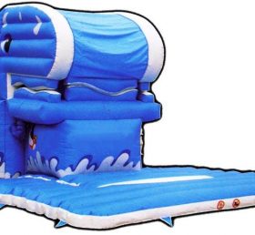 T8-422 Blue Whale Giant Slide pentru copii pentru copii