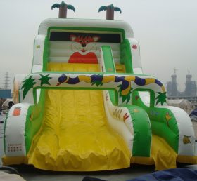 T8-755 Jungle tematice gigant gonflabile tobogane în aer liber