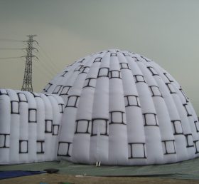 Tent1-186 Cort gonflabil gigant în aer liber