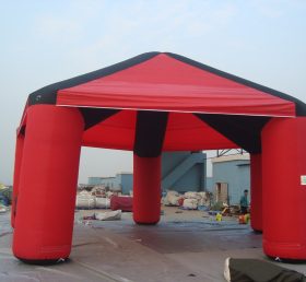 Tent1-417 Cort gonflabil roșu în aer liber