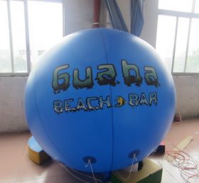 B2-13 Publicitate în aer liber baloane albastre gonflabile uriașe