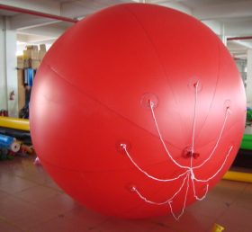 B2-14 Giant balon roșu gonflabil în aer liber