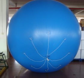 B2-22 Balonul gonflabil albastru în aer liber