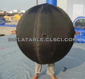 M1-231 Black minge gonflabilă desene animate mobile
