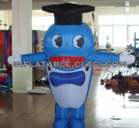 M1-241 Cartoon mobil gonflabil albastru