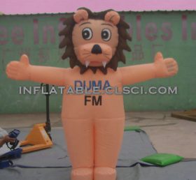 M1-255 Cartoon mobil gonflabil cu leu