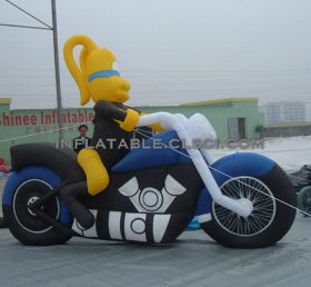 S4-283 Publicitate motocicletă gonflabilă