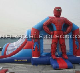 T2-1157 Spider-Man Super Heroes gonflabile trambulină