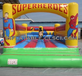 T2-1396 Spider-Man Super Heroes gonflabile trambulină
