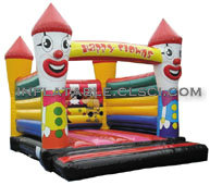 T2-1406 Happy Clown gonflabil trambulină