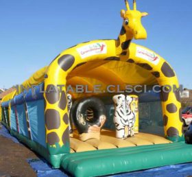 T2-2104 Trambulină gonflabilă cu girafă