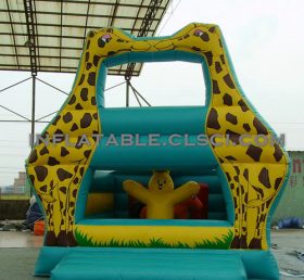 T2-2484 Trambulină gonflabilă cu girafă