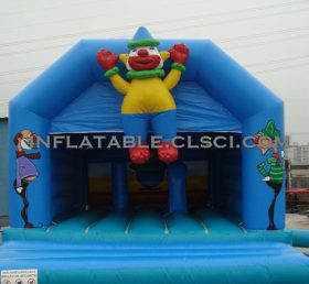 T2-2516 Clown gonflabil trambulină