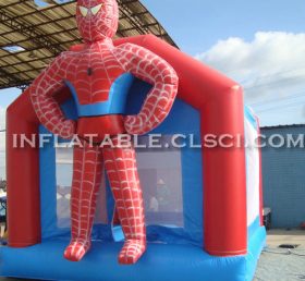 T2-2742 Spider-Man Super Heroes gonflabile trambulină
