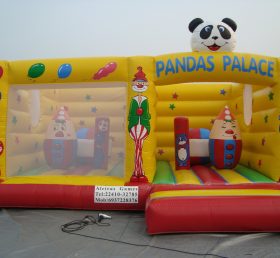 T2-396 Clown & Amp Panda gonflabile trambulină