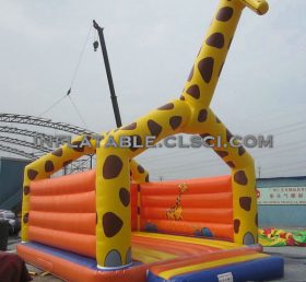 T2-446 Trambulină gonflabilă cu girafă