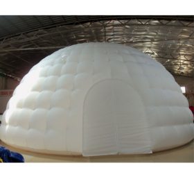 Tent1-287 Cort gonflabil alb gigant