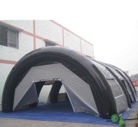 Tent1-315 Cort gonflabil alb-negru