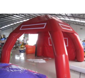 Tent1-318 Cort gonflabil cu publicitate roșie
