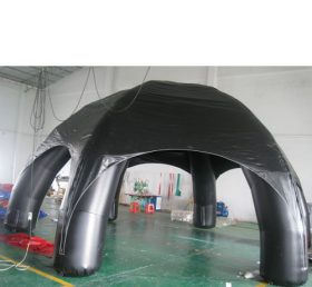 Tent1-321 Cort gonflabil cu publicitate neagră
