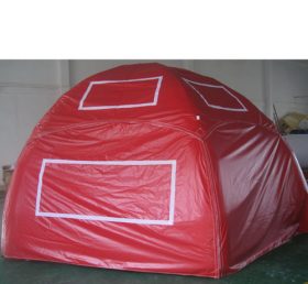 Tent1-333 Cort gonflabil cu publicitate roșie