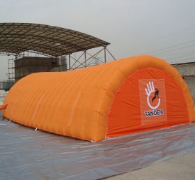 Tent1-373 Cort gonflabil portocaliu