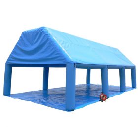 Tent1-455 Cort gonflabil albastru