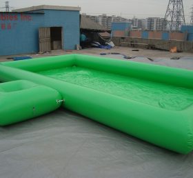 Pool1-562 Piscină gonflabilă pătrată verde