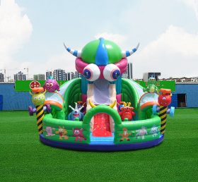 T6-442 Monster Giant Parc de distracții gonflabil trambulină copii de joacă