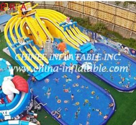 Pool2-574 Giant parc de piscine gonflabile