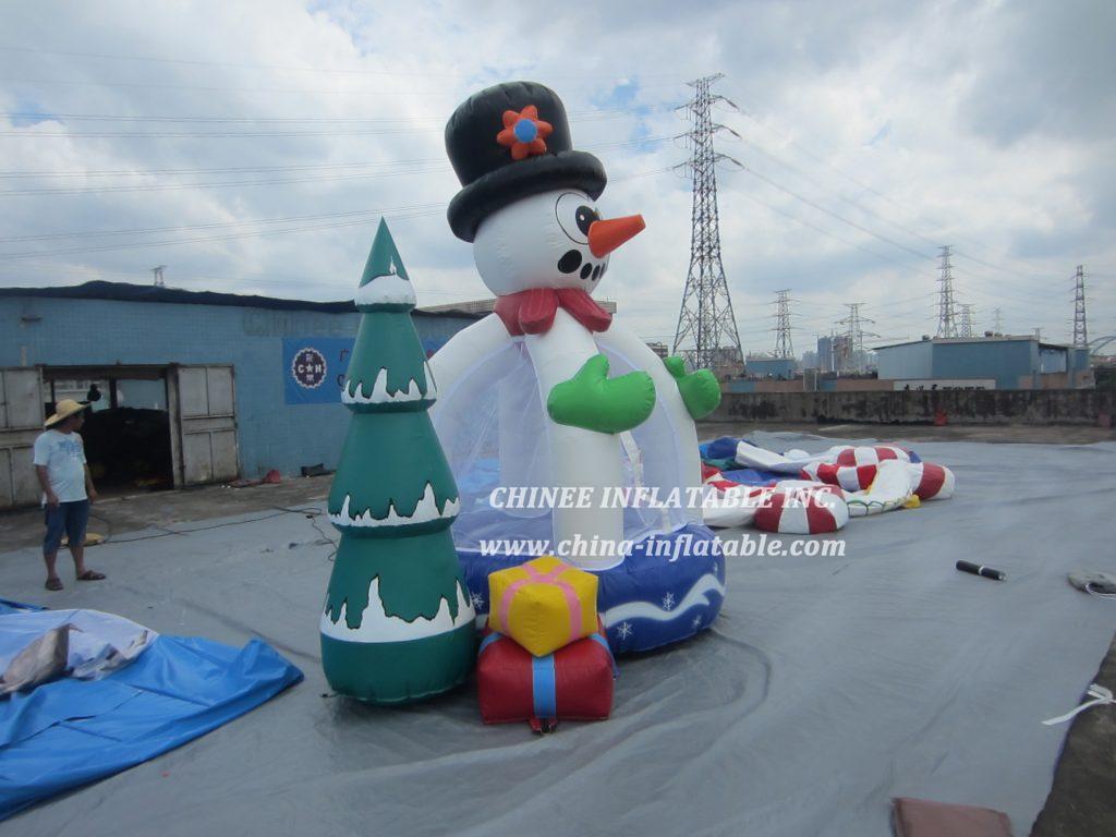 T2-3413 Christmas Tree Snowman Bouncer