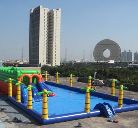 Pool3-001 Jungle tematice piscină gonflabilă