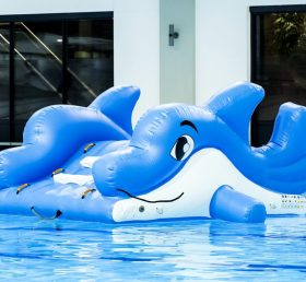 WG1-007 Dolphin gonflabil sporturi de apă parc piscină joc