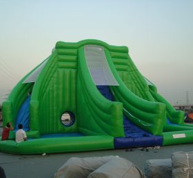 T8-1000 Adulți gonflabile gigant verde barieră hidrotalc