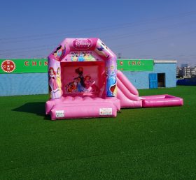 T2-1509 În aer liber pentru copii de interior pulover prințesă roz trambulină castel combinație