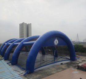 Tent1-522 Cort gonflabil albastru gigant