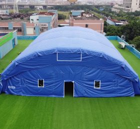 Tent1-700 Cort gonflabil gigant în aer liber campanie de publicitate în aer liber albastru cort mare